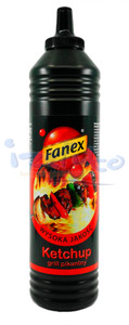 Ketchup ostry 1000g but. Fanex